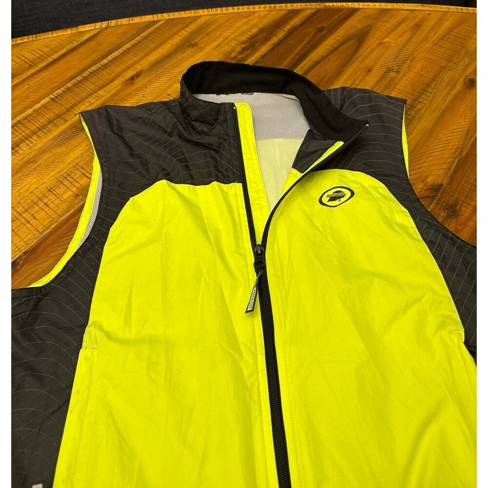 Illuminite Reflective Cycling Vest Men’s Large Neon Yellow Hi Vis Reflective Bik